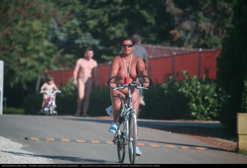 Naturists Road Biking pics - Naturism teaches us to appreciate the present and to be honest with ourselves and others