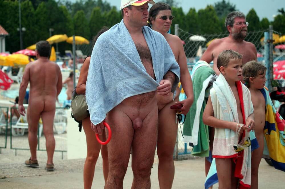 Naturist Pool Resort Exits photos - Respect for differences is valued in the nudist movement
