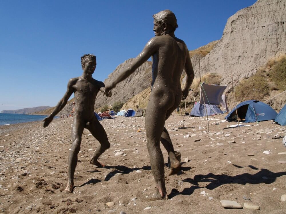 Jr Nudist Nude Beach Mud Soldiers photos - The practice of naturism helps build trust and honesty among people