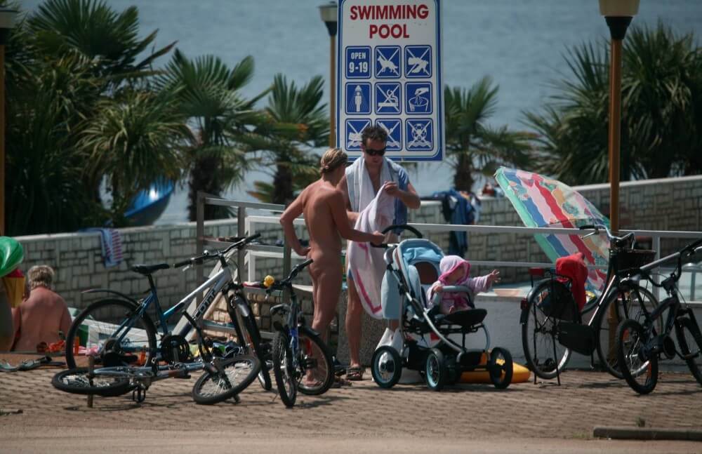 Poolside Camp Gathering pics - People who practice naturism value naturalness and simplicity