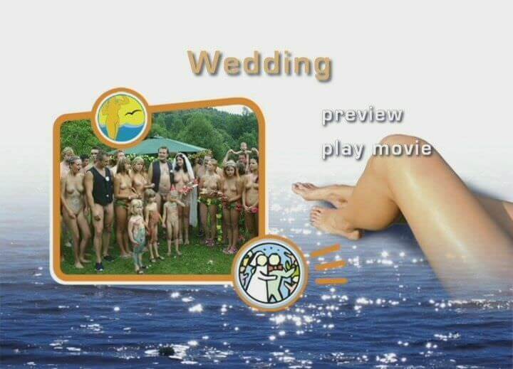 A wedding in a nudist collective - Naturism and society