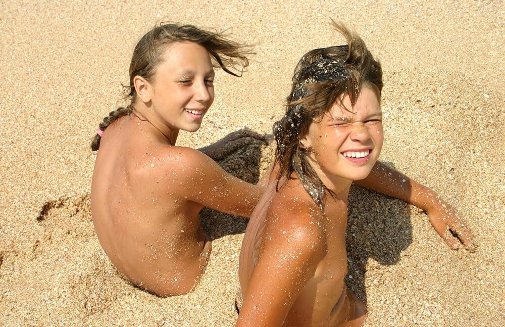 Ocean Beach Relaxing Photo Set - Naturalness and freedom go hand in hand with naturism
