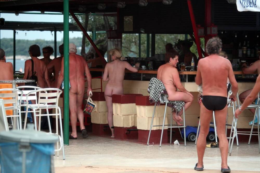 Outdoor diner view - Pure naturism teaches us to accept ourselves and others without judgment or criticism