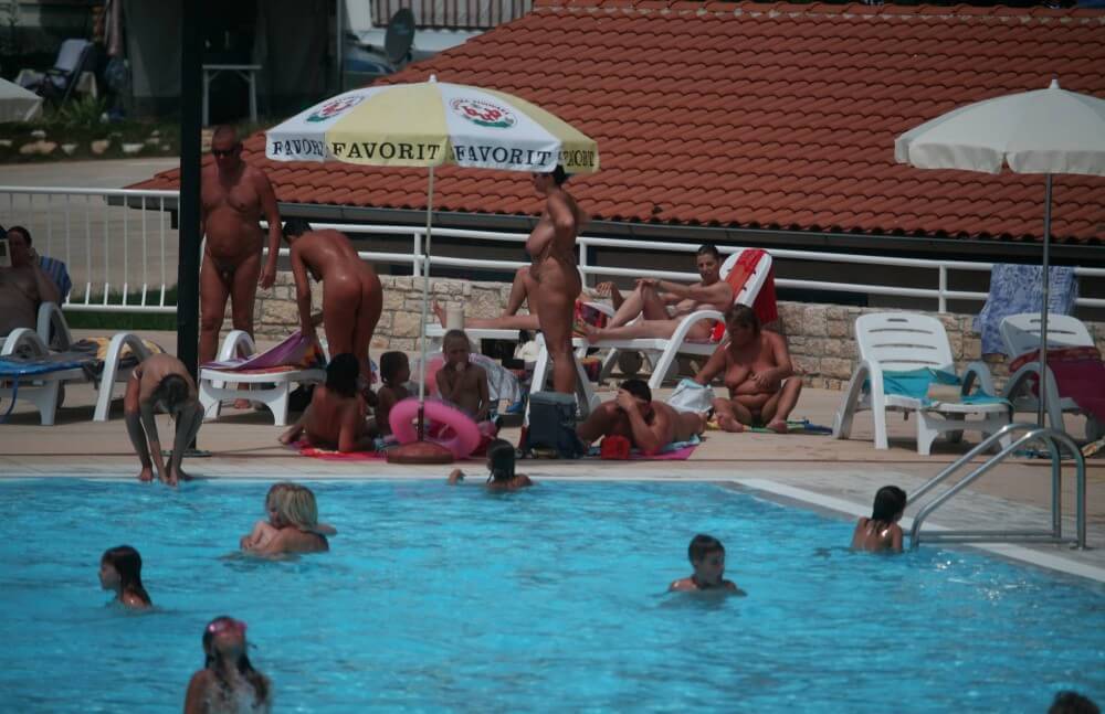 Naturist Pool Observation pics - Many consider a free body and nudism to be central to their lives