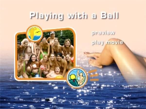 Naturist Freedom: Playing with a ball - Naturism is about respecting natural beauty