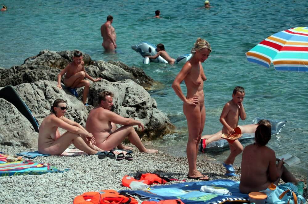 Rock Side Family Camping pics - Being oneself and accepting ones body as core principles of naturism and nudism