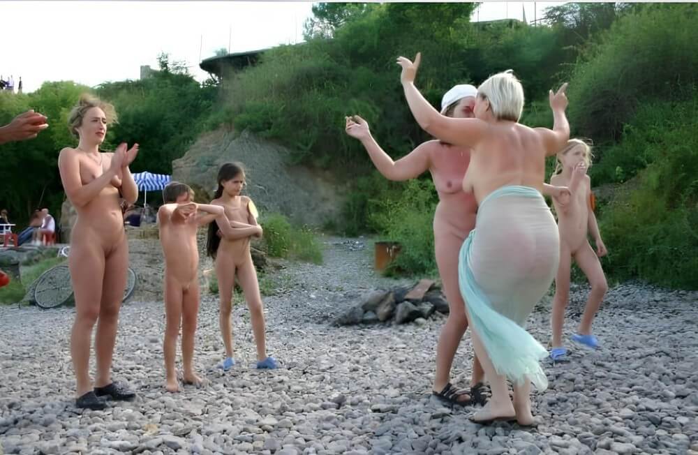 Dances on a beach pics - Nudity is only possible among people