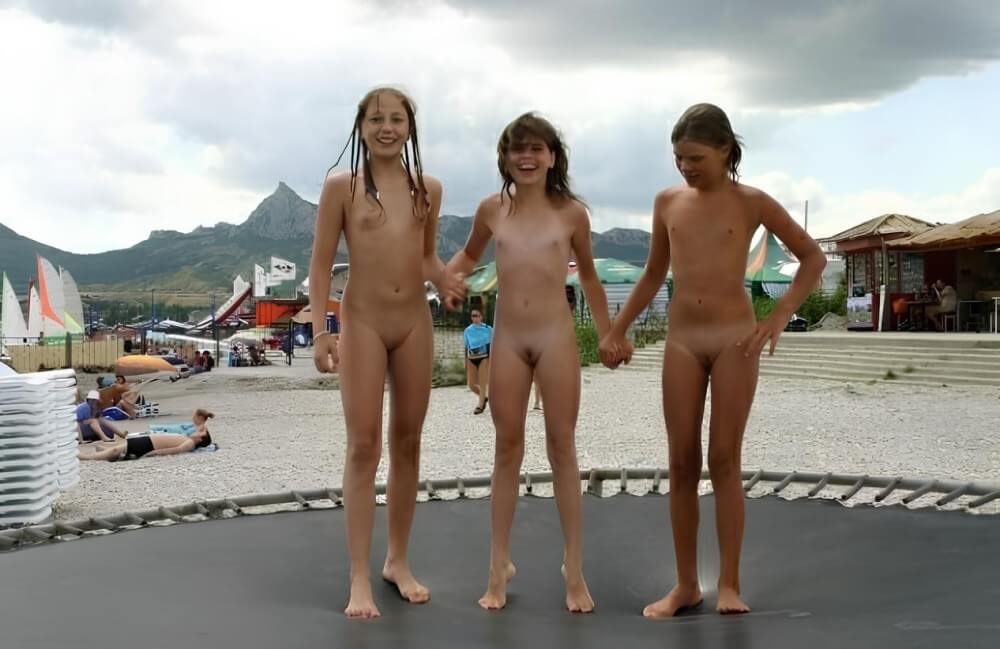 Trampoline pics - Nudism helps improve health and boost self-confidence