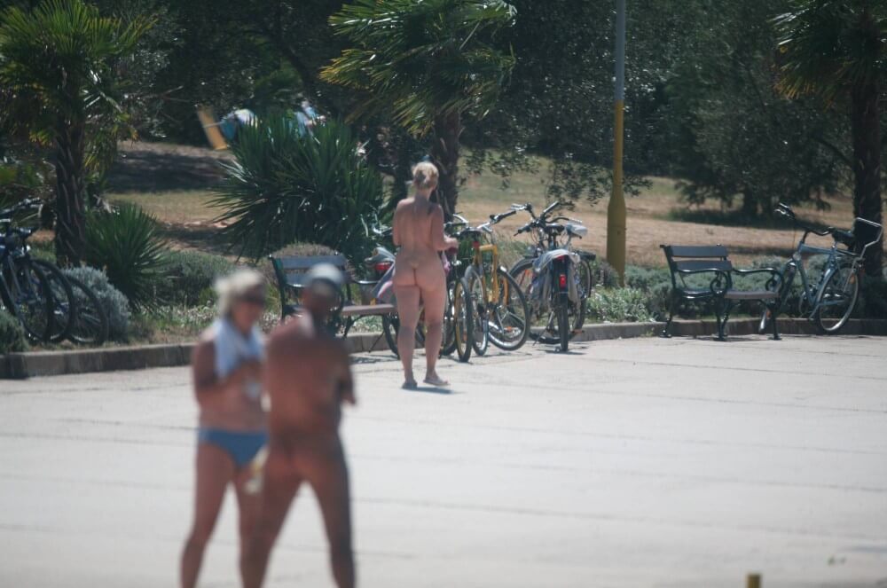 FKK Resort Assortment pics - A naked persons soul is visible through their body