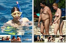 Naturism photo gallery # 48 - Many naked men and women