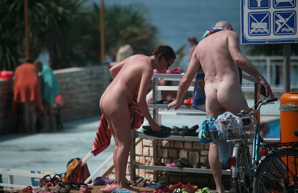 Pool Arrivals and Departures pics - The body is a reflection of inner beauty and harmony in naturism and nudism