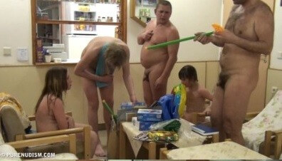 Pool jacuzzi and paints Full HD - Home naturism in all its glory