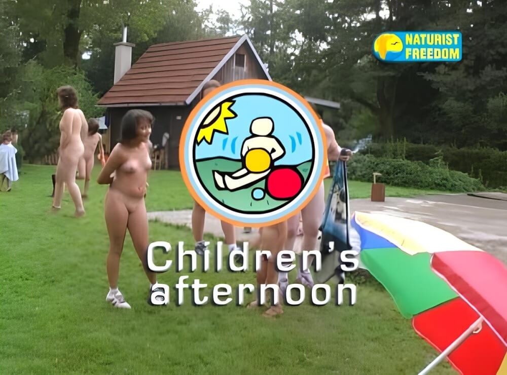 Naturist freedom: Childrens Afternoon - People who practice nudism also believe that everyone is equal, regardless of circumstances