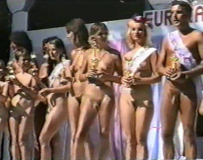 Miss Eureka 1988 video - Living freely and naturally is the dream of naturists