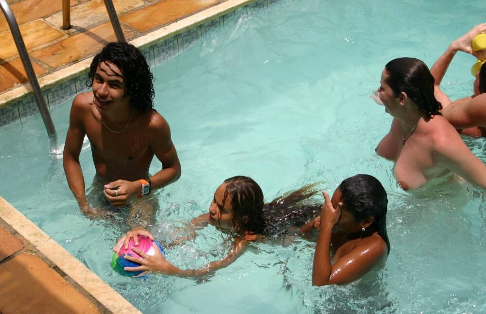 Brazilian Near Pool Profile pics - Types of recreation in nudist destinations