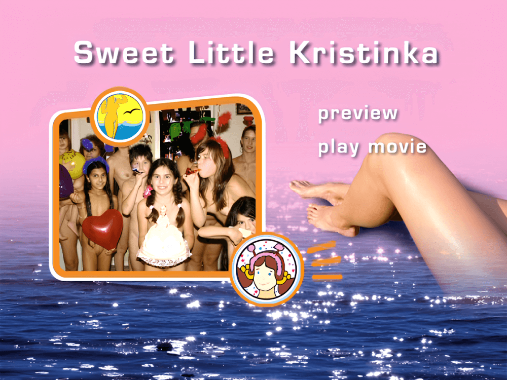 Naturist Freedom: Sweet Little Kristinka  DVD - Living with joy and ease as part of the naturist and nudist lifestyle