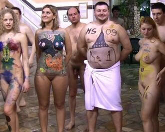AquaPark Pageant Night Full HD video - Belief in oneself and ones own strengths are important qualities for practitioners of naturism and nudism